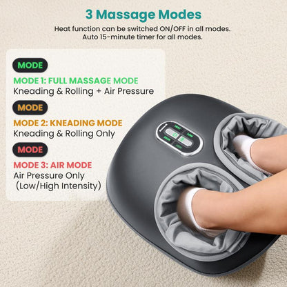 Foot Massager Machine with Soothing Heat